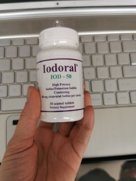 Jod IODORAL 50 mg jodek potasu lugola 30 tabletek
