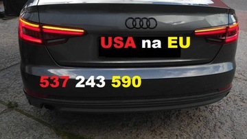 Przeróbka lamp tył USA na EU Audi A4 b9 A5 F5 8w