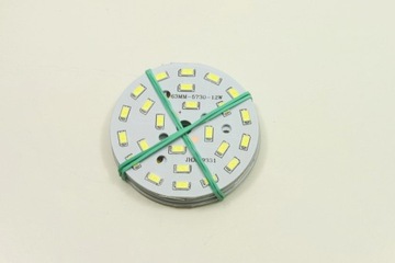 PCB LED 5730 12Wat biały zimny 63mm 280-300mA 24VV