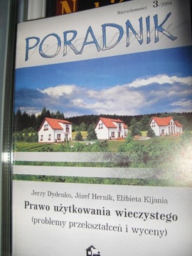 PRAWO UŻYTKOWANIA WIECZYSTEGO Jerzy Dydenko