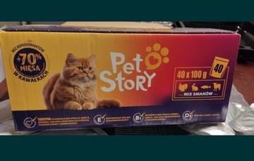 Karma dla kotów Pet Story mix smaków 30szt