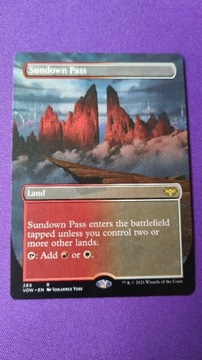 Karta MTG: Sundown Pass