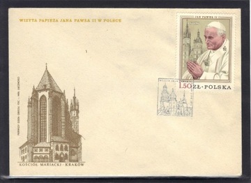 koperta FDC - 2482 - 1979r.- Jan Paweł II