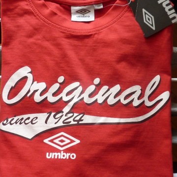 Koszulka UMBRO XL czerwona NOWA