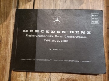 Katalog części Mercedes Benz w 114 250C 280C