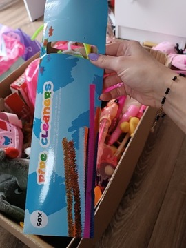 Mega mega duże pudło zabawek dla dziewczynki 