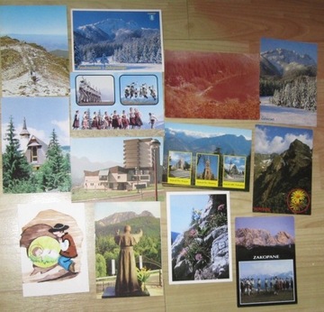 13 pocztówek Zakopane i Tatry + gratis 