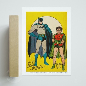  Batman Robin Amazing Fantasy Marvel Plakat 50x70