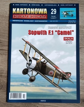 Kartonowa Kolekcja 29 Sopwith F.1 Camel