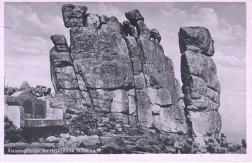 Riesengebirge grupa skalna Słoneczniki l. 30-te