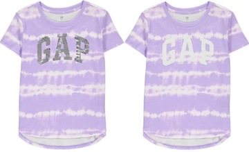 GAP koszulka tie-dye z odwracalnymi cekinami