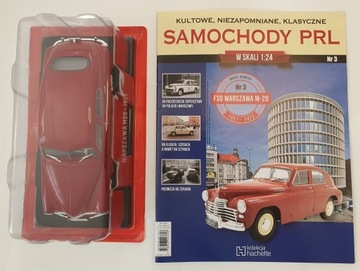 SAMOCHODY PRL Nr 3 FSO WARSZAWA M-20 Hachette 