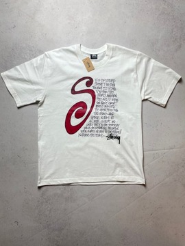 Stussy White T-Shirt Y2K Gorpcore