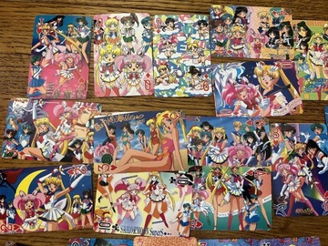 Sailor Moon SS - pełna talia kart - przepiękne !