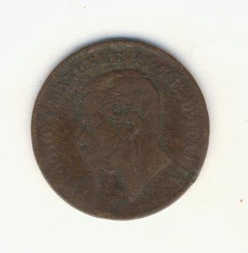 5 centesimi   1861 r  M