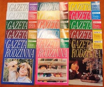 "Gazeta Rodzinna" tygodnik, 1993-94 UNIKAT