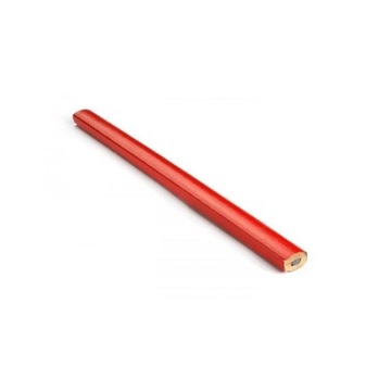 Ołówek stolarski czerwony budowlany 17,5cm BRENAR-