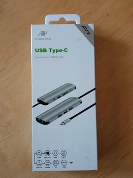 Adapter USB typ c 9 w 1 Auda Cabletime