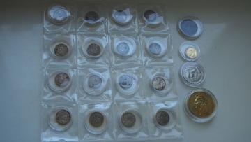 stare monety zagraniczne zestaw monet od 1 zł