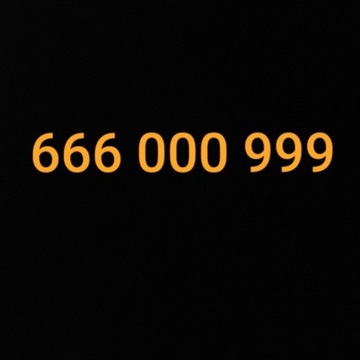 Złoty numer Starter Orange 666