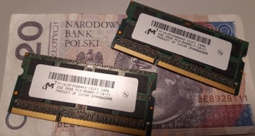 Dual MT 4GB , 2x2GB 2Rx8 PC3-8500S-07-10-F1