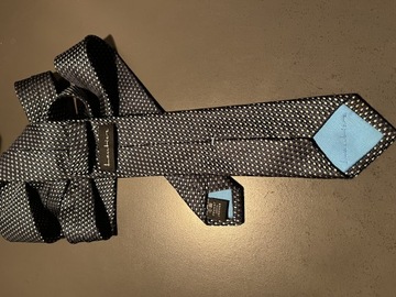 Krawat Vistula Lantier jedwab granat 6 cm