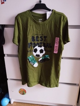 Koszulka T-shirt Sinsay r 134 football chłopiec