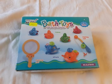 Zabawki Do Kapieli Bath Toys Rybki Wedka Siatka
