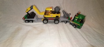 Lego City - 4203  Koparka z transporterem 