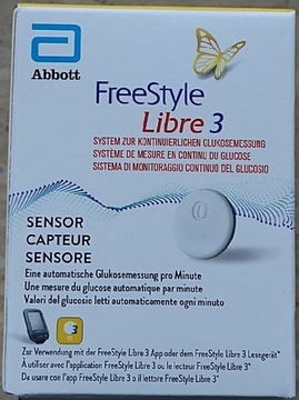 Sensor FreeStyle Libre 3 ,natychmiastowa wysylka