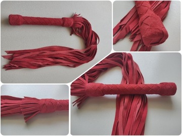 Pejcz Flogger "BDSM" RED