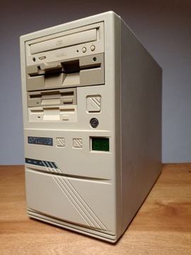 Stary komputer retro Optimus 486 33mhz 8mb vintage