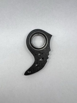 KEYRAMBIT KEYSPINNER KOLOR CZARNY BRELOK KARAMBIT