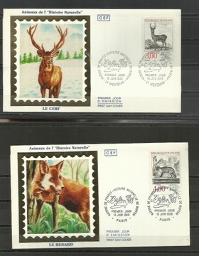 Francja 1988 - Fauna leśna , FDC