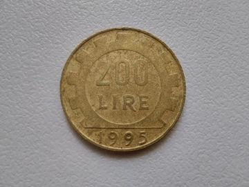 200 Lir lirów 1995 Włochy