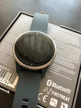 Smartwatch Garmin Venu (srebrno-granatowy)