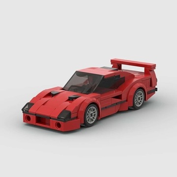 Mini ferrari f40 blocks bricks 