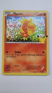 Karta Pokemon Torchic MCD25 11 holo