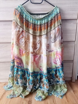 Spódnica midi boho vintage