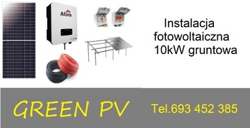 Instalacja fotowoltaiczna gruntowa 10kW zestaw