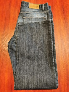 Spodnie jeansowe rozmiar 34 kolor granatowy 