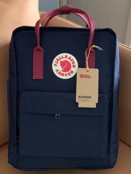 Plecak Szkolny Fjallraven Kanken Blue - Ox Red 16L