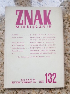 Znak miesięcznik nr 132. Patriotyzm i nacjonalizm