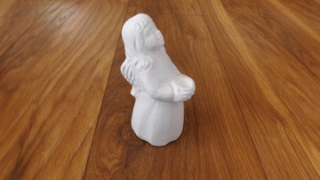 Figurka Aniołek biały ozdoba świąteczna 16 cm