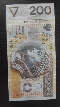 Banknot 200 zł - YB9549555