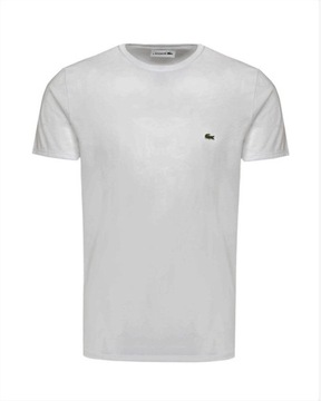 T-SHIRT LACOSTE XL BIAŁY 100% BAWEŁNA