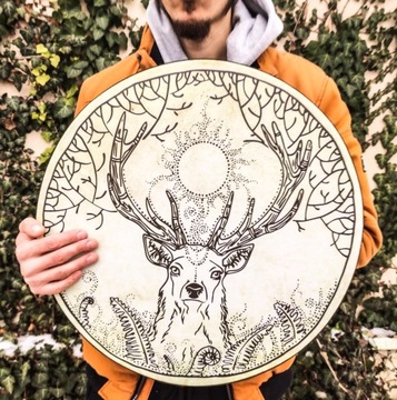 Szamański bęben “Deer Drum" 20'' z futerałem