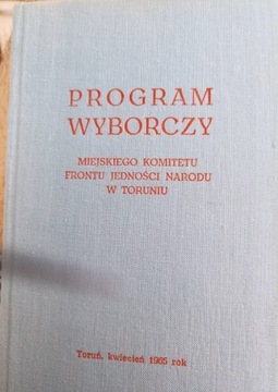 Toruń  Program Wyborczy, 1965