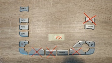 Przyciski Blaupunkt NX Ford Mondeo Focus klawisze