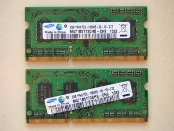 DDR3 SO-DIMM SAMSUNG 2x2GB/1333MHz/CL9 (4GB)
